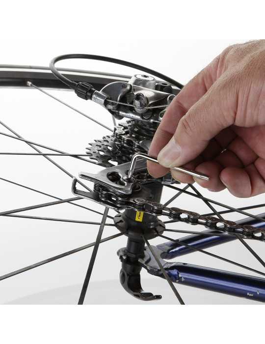Juego de 9 llaves Torx inviolables T10-T50 en soporte plástico ALYCO