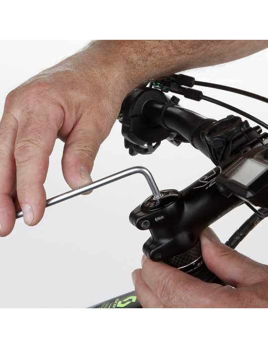 Juego de 9 llaves Torx inviolables en soporte plástico ALYCO ORANGE