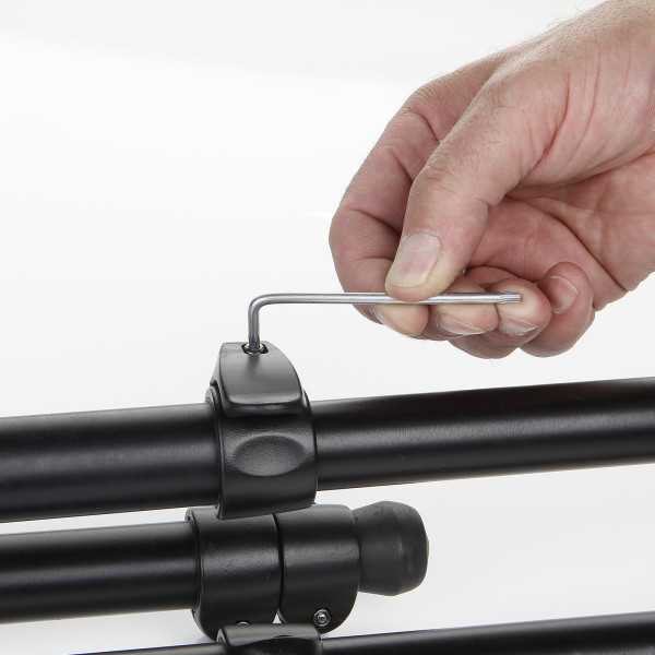Juego de 9 llaves Torx inviolables en soporte plástico ALYCO ORANGE