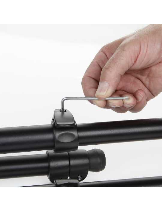 Juego de 9 llaves Torx inviolables en soporte plástico ALYCO ORANGE
