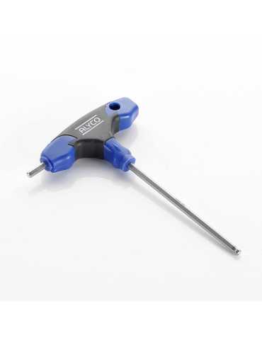 Llave Allen de bola con mango en T bicomponente 2 mm ALYCO 2