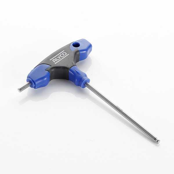 Llave Allen de bola con mango en T bicomponente 2 mm ALYCO