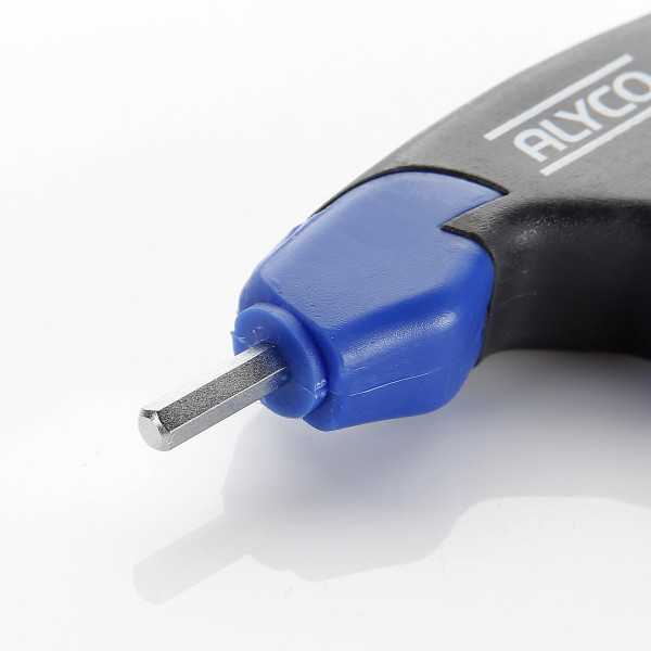 Llave Allen de bola con mango en T bicomponente 6 mm ALYCO