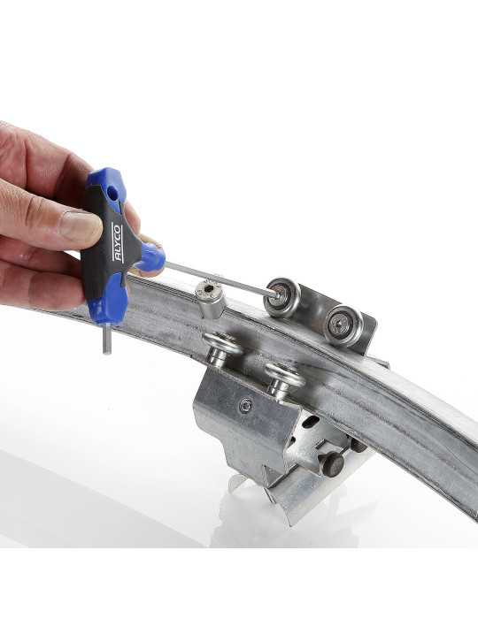 Llave Allen de bola con mango en T bicomponente 10 mm ALYCO