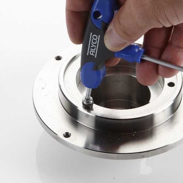 Llave Torx inviolable con mango en T bicomponente T27 ALYCO