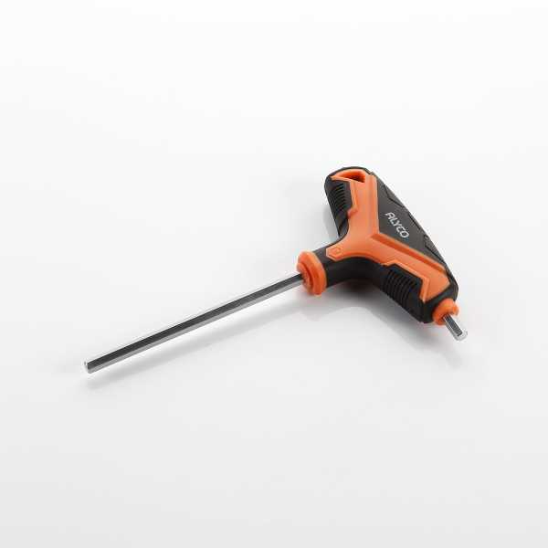 Llave Allen con mango en T bicomponente 4 mm ALYCO ORANGE