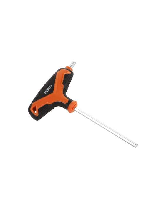 Llave Allen con mango en T bicomponente 2,5 mm ALYCO ORANGE