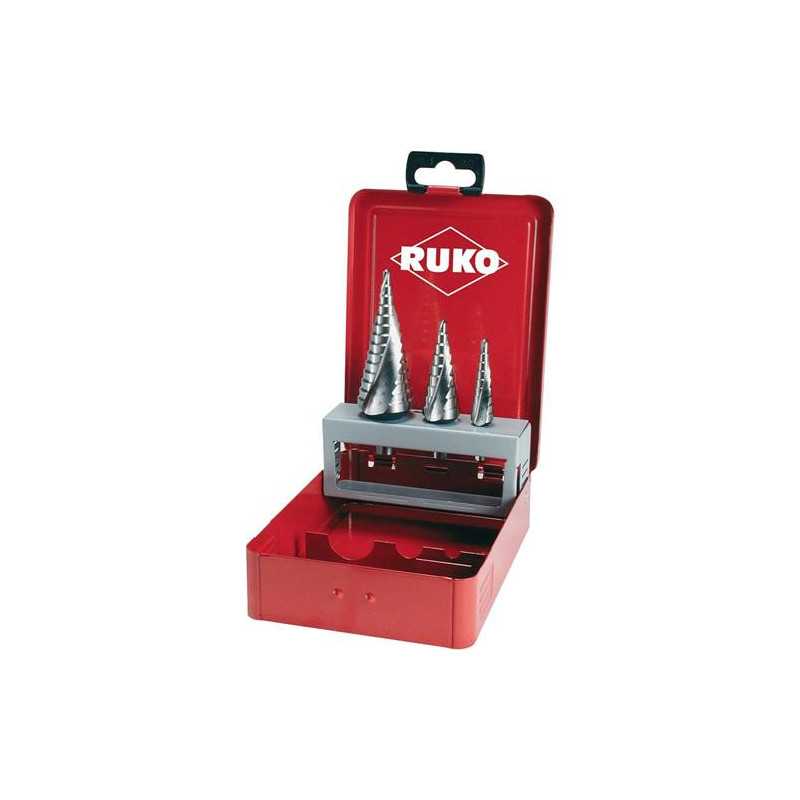 Juego broca escalonada RUKO N0/9,1,2 101026RO