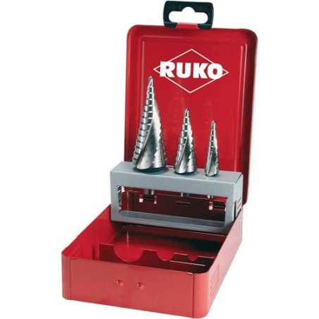 Juego broca escalonada RUKO N0/9,1,2 101026RO