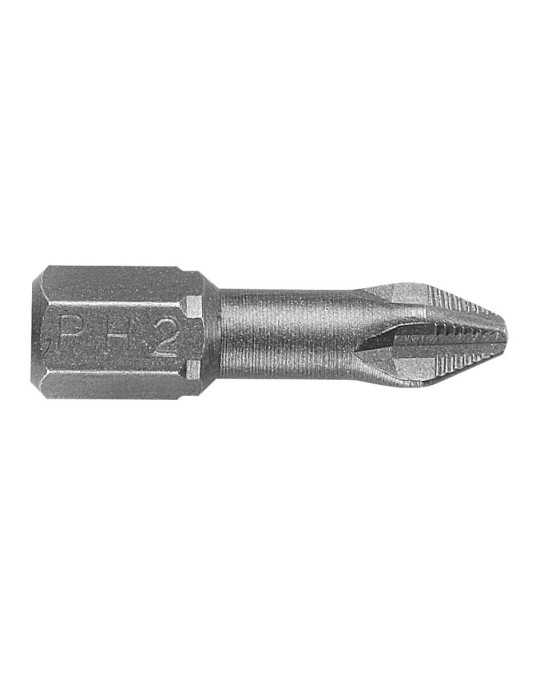 Caja de 10 puntas Phillips PH1x25 mm de 1/4" ALYCO