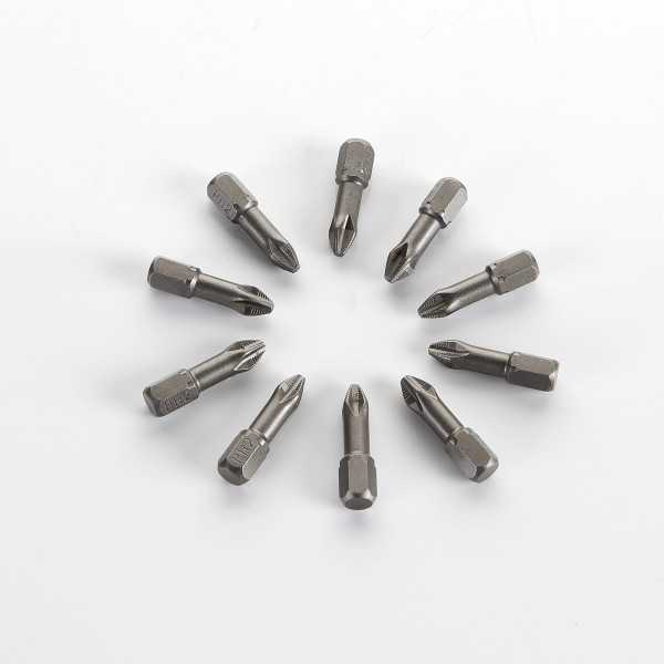Caja de 10 puntas Phillips PH1x25 mm de 1/4" ALYCO