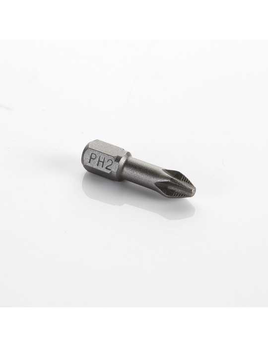 Caja de 10 puntas Phillips PH1x25 mm de 1/4" ALYCO