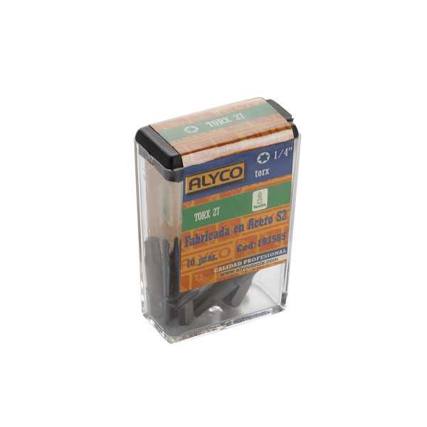 Punta Torx T10x25 mm de 1/4" ALYCO