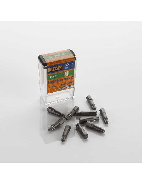 Punta Torx T10x25 mm de 1/4" ALYCO