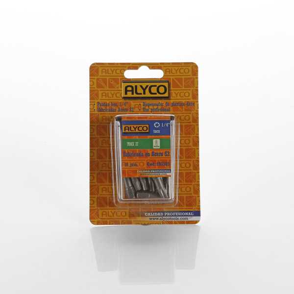Punta Torx T15x25 mm de 1/4" ALYCO