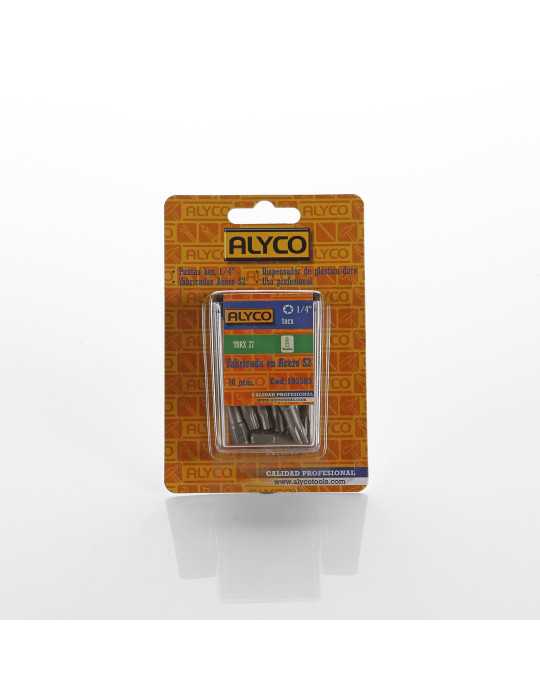 Punta Torx T15x25 mm de 1/4" ALYCO