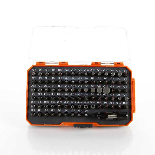 Juego de 85 puntas de atornillar de 1/4" en caja de plástico ALYCO ORANGE