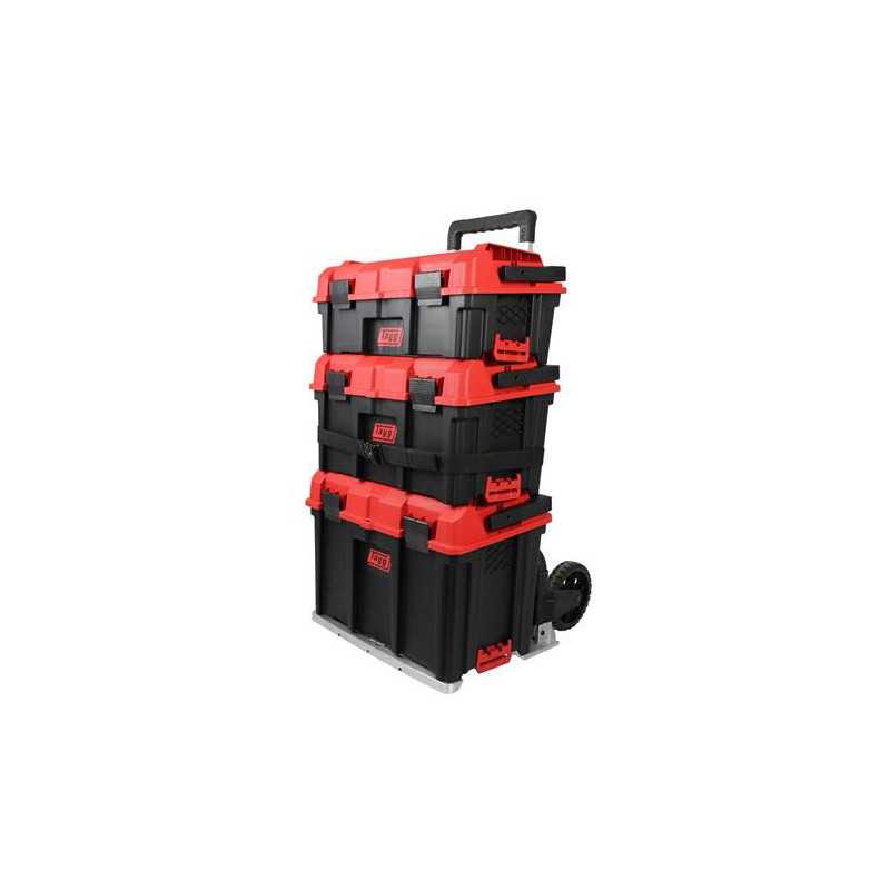 Sistema modular TAYG apilable pro con metal con trolley metal