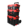 Sistema modular TAYG apilable pro con metal con trolley metal