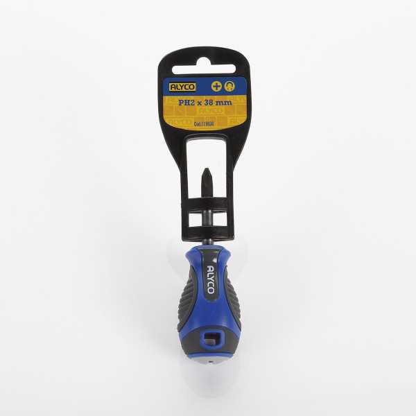 Destornillador corto boca Phillips PH2x38 mm ALYCO