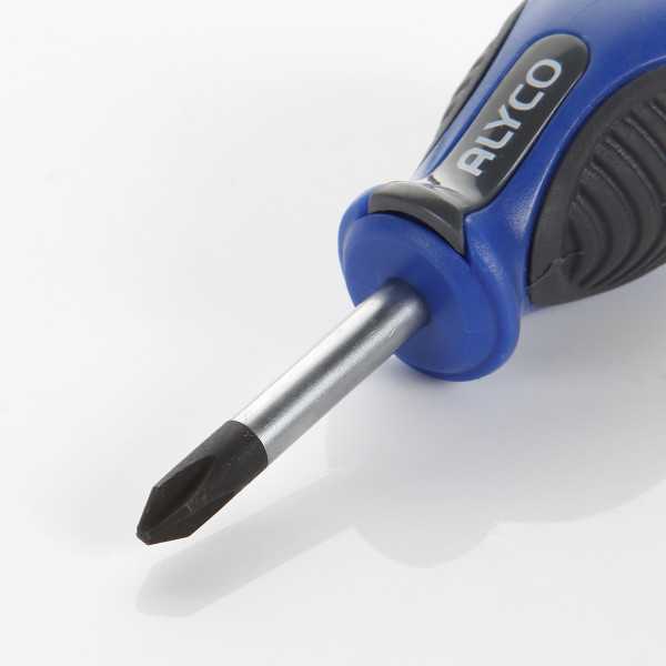 Destornillador corto boca Phillips PH2x38 mm ALYCO