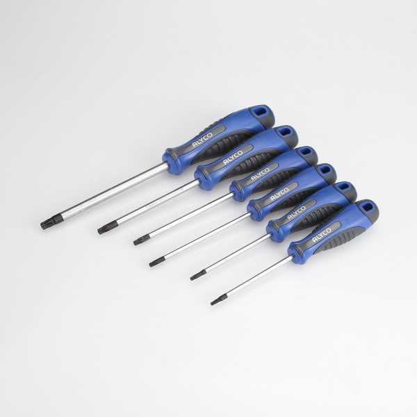 Juego de 6 destornilladores Torx inviolables ALYCO