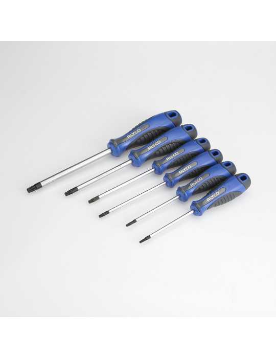 Juego de 6 destornilladores Torx inviolables ALYCO