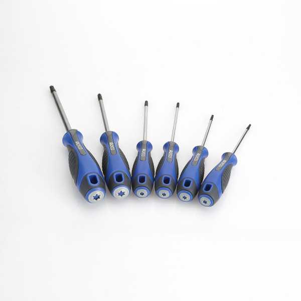 Juego de 6 destornilladores Torx inviolables ALYCO