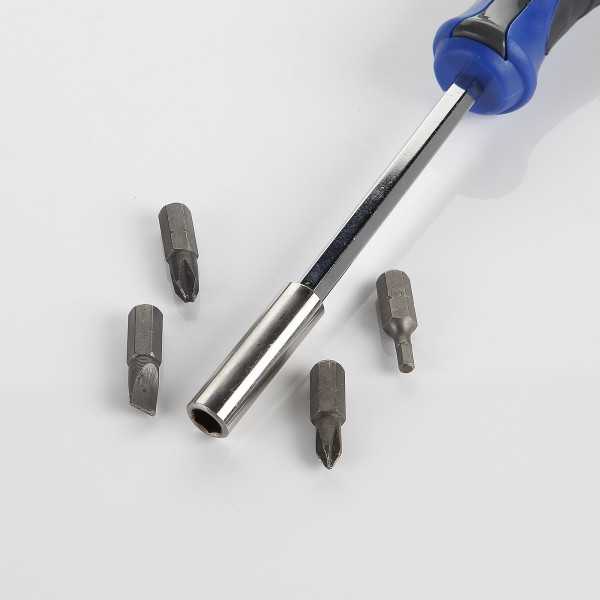 Mango atornillador con adaptador magnético para puntas de 1/4" ALYCO