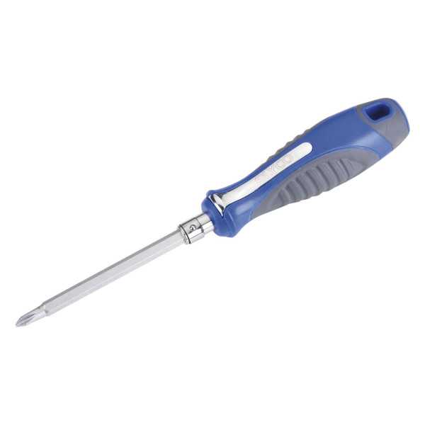 Destornillador con varilla intercambiable Phillips PH2 y plana 6 mm 175 mm ALYCO