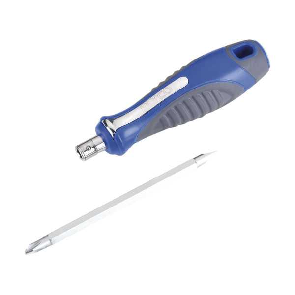 Destornillador con varilla intercambiable Phillips PH2 y plana 6 mm 63 mm ALYCO