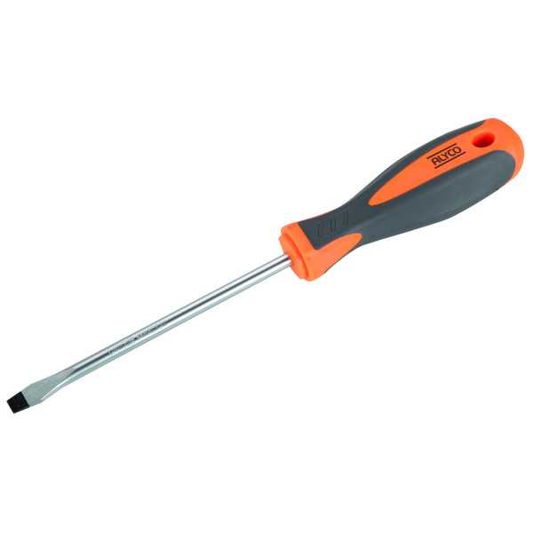 Destornillador boca plana 4x0,8x100 mm ALYCO ORANGE