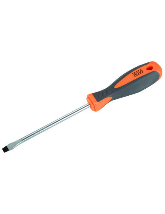Destornillador boca plana 4x0,8x100 mm ALYCO ORANGE
