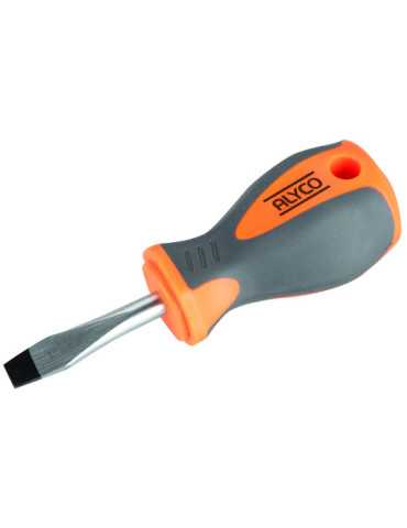 Destornillador boca plana serie corta 6,5x38 mm ALYCO ORANGE