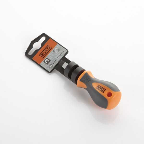 Destornillador boca plana serie corta 6,5x38 mm ALYCO ORANGE