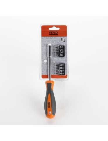 Juego de 9 piezas de puntas y adaptador magnético ALYCO ORANGE 2
