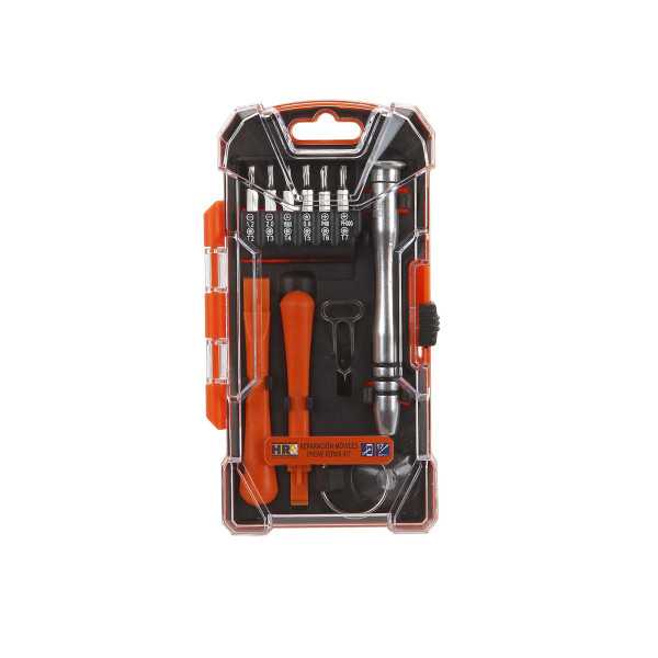 Juego de 17 piezas para reparación de móviles ALYCO ORANGE
