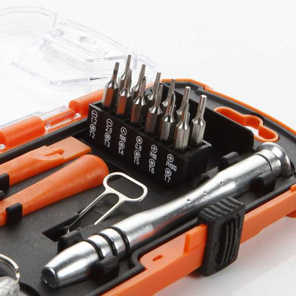 Juego de 17 piezas para reparación de móviles ALYCO ORANGE