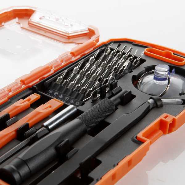 Juego de 32 piezas para reparación de móviles ALYCO ORANGE
