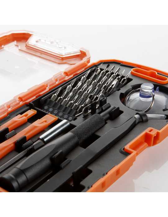Juego de 32 piezas para reparación de móviles ALYCO ORANGE