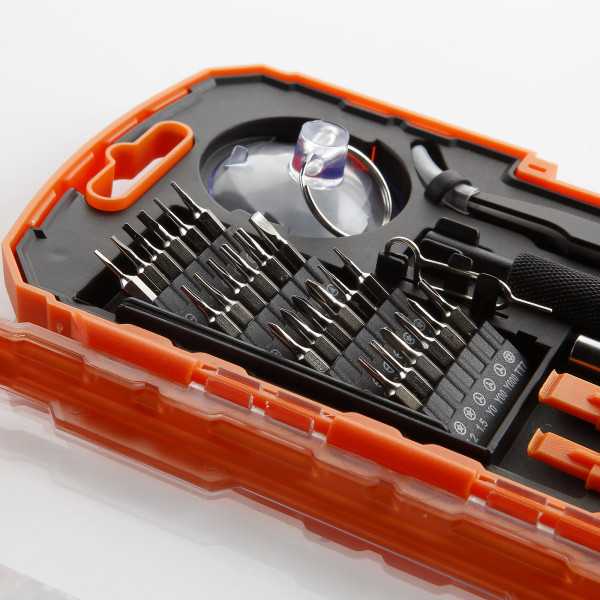Juego de 32 piezas para reparación de móviles ALYCO ORANGE