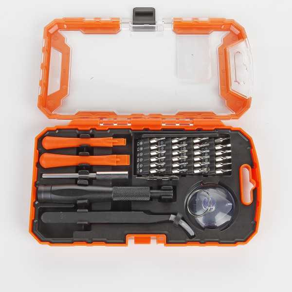 Juego de 32 piezas para reparación de móviles ALYCO ORANGE