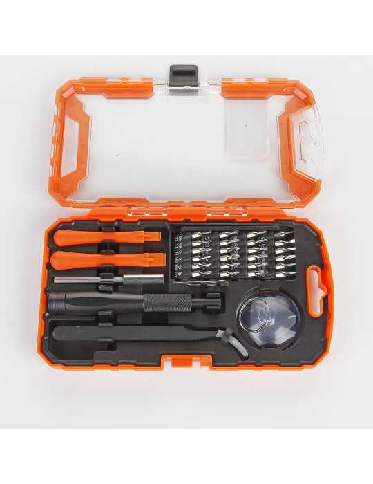 Juego de 32 piezas para reparación de móviles ALYCO ORANGE