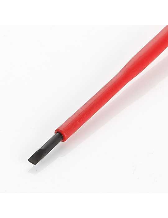 Destornillador boca plana aislado 1000V VDE 2,5x0,4x80 mm ALYCO