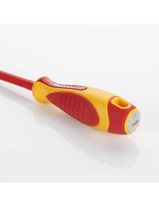 Destornillador boca plana aislado 1000V VDE 3x0,5x100 mm ALYCO