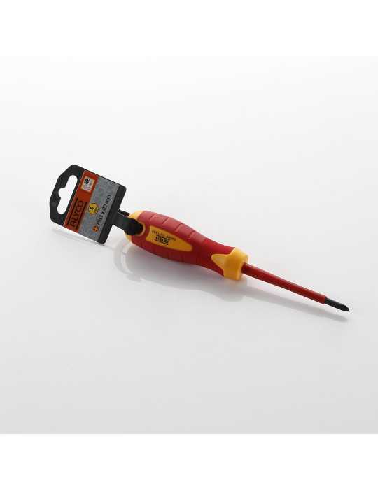 Destornillador boca Phillips PH0x60 mm aislado 1000V ALYCO ORANGE