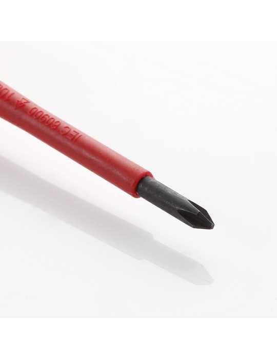 Destornillador boca Phillips PH0x60 mm aislado 1000V ALYCO ORANGE