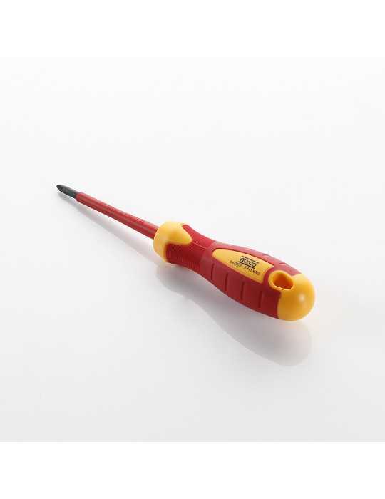 Destornillador boca Phillips PH0x60 mm aislado 1000V ALYCO ORANGE
