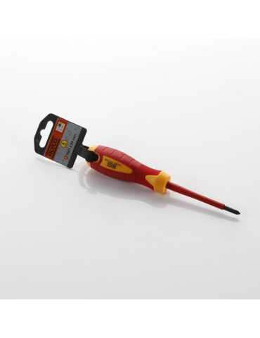 Destornillador boca Phillips PH1x80 mm aislado 1000V ALYCO ORANGE 2