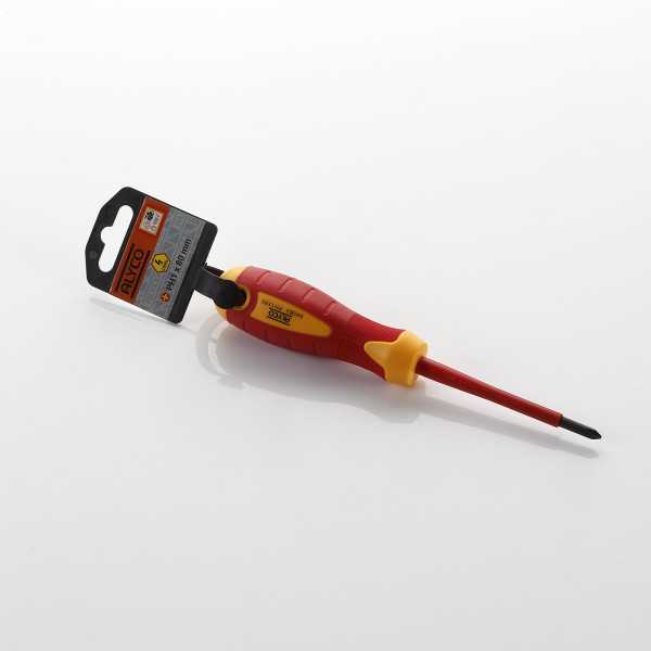 Destornillador boca Phillips PH1x80 mm aislado 1000V ALYCO ORANGE